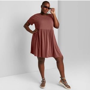 ⚪️ Wild Fable Babydoll Knit Dress